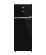 ثلاجة بيكو من سعة 455 لتر، سعة 406 لتر، صافي مانع التجمد، عرض 70 سم، اسود، تقنية هارفست فريش - RDNE455M20XBIDB
