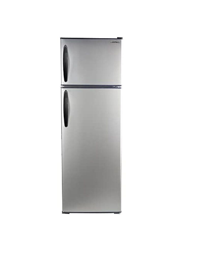 21a5q4ryi-L._BO30,255,255,255_UF900,850_SR1910,1000,0,C_ZA31,500,900,420,420,AmazonEmber,50,4,0,0_PIRIOTHREE-medium,BottomLeft,30,-20_QL100_ ثلاجة ببابين بخاصية إذابة الثلج (ديفروست) من سيلتال، لون فضي، 12 قدم، موديل FB32S - الصورة 1