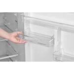 ⁦ثلاجة ميديا ​​411 لتر برو ستيل رف خارجي فضي - MDRT580MTN46⁩ - الصورة ⁦6⁩