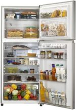 ⁦ثلاجة بخاصية إذابة الثلج (نو فروست) من توشيبا، سعة 355 لتر، لون ذهبي فاتح، GR-EF40P-C⁩ - الصورة ⁦2⁩