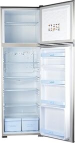 ⁦ثلاجة ببابين بخاصية إذابة الثلج (ديفروست) من سيلتال، لون فضي، 12 قدم، موديل FB32S⁩ - الصورة ⁦2⁩