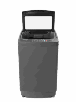 ⁦غسالة وايت بوينت فوق اتوماتيك 11 كيلو شاشة ديجيتال حلة دياموند درام باب زجاجي باللون الرمادي الغامق WPTL11DGGLAN⁩ - الصورة ⁦3⁩