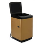 ⁦غساله وايت بوينت فوق اتوماتيك 14 كيلو الشبح شاشة ديجيتال تاتش – حلة دياموند درام – باب زجاجي اسود هيدروليك – جسم صاج مجلفن ضد الصدأ باللون الذهبى WPTL14DFGBGMA⁩ - الصورة ⁦2⁩