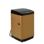 ⁦غساله وايت بوينت فوق اتوماتيك 14 كيلو الشبح شاشة ديجيتال تاتش – حلة دياموند درام – باب زجاجي اسود هيدروليك – جسم صاج مجلفن ضد الصدأ باللون الذهبى WPTL14DFGBGMA⁩ - الصورة ⁦3⁩