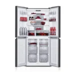 ⁦ثلاجة وايت ويل فرز تانى 540 لتر 4 باب نوفروست بشاشة ديجيتال انفرتر لون أسود WR-9399AB-INV⁩ - الصورة ⁦2⁩