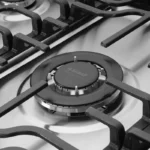 ⁦بوتاجاز غاز تي سيجنتشر يونيون اير، 5 شعلة، 60×90 سم، امان كامل، مروحة، C69SS-GC-447-ITSF-2W-TS-AL - فضي اسود⁩ - الصورة ⁦4⁩