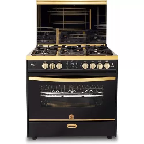 mg-gas-cooker-9060-hulk-gold-cast-iron-5-burners-no-safety-hpa-9004 بو تجاز ام جي بوتجاز 90*60 هالك جولد حوامل زهر 5 شعلة بدون امان HPA-9004 - الصورة 1