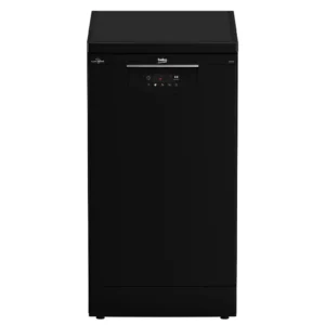 غسالة اطباق بيكو، 45 سم، 10 فرد، 5 برامج، انفرتر، شاشة ليد، BDFS15020B - اسود