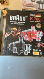⁦براون K700 محضر طعام وخلاط وعصارة 7 في 1 – 5200 وات⁩ - الصورة ⁦2⁩