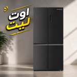 ثلاجة وايت ويل فرز تانى435 لتر 4 باب نوفروست بشاشة ديجيتال و ديسبنسر مياه انفرتر لون اسود WR-7399AB-INV